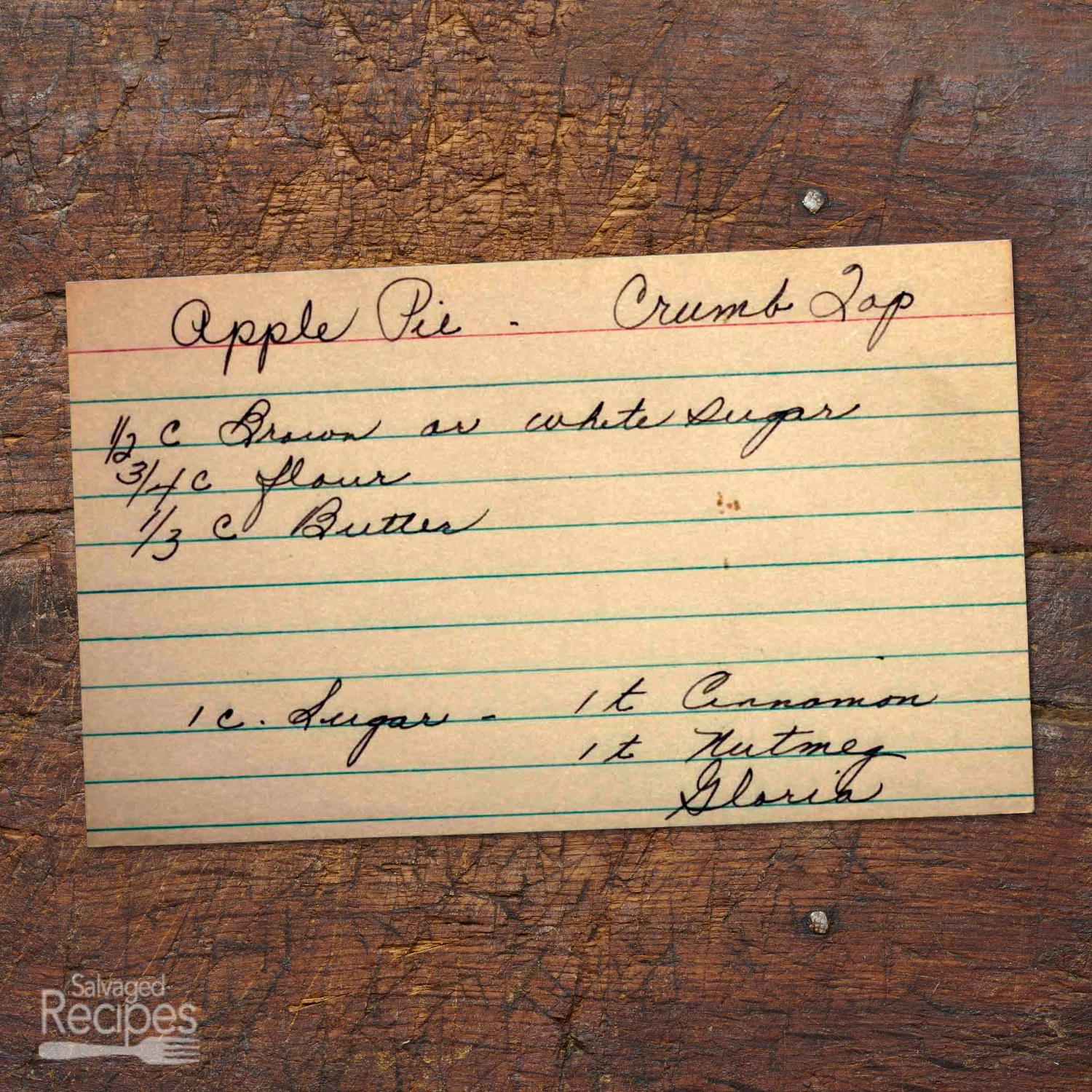 Apple Pie with Crumb Topping