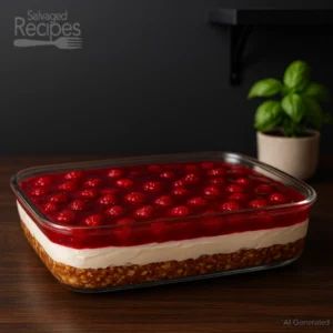 Raspberry Pretzel Salad