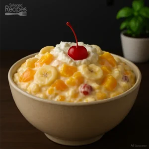 Heavenly hash fruit salad