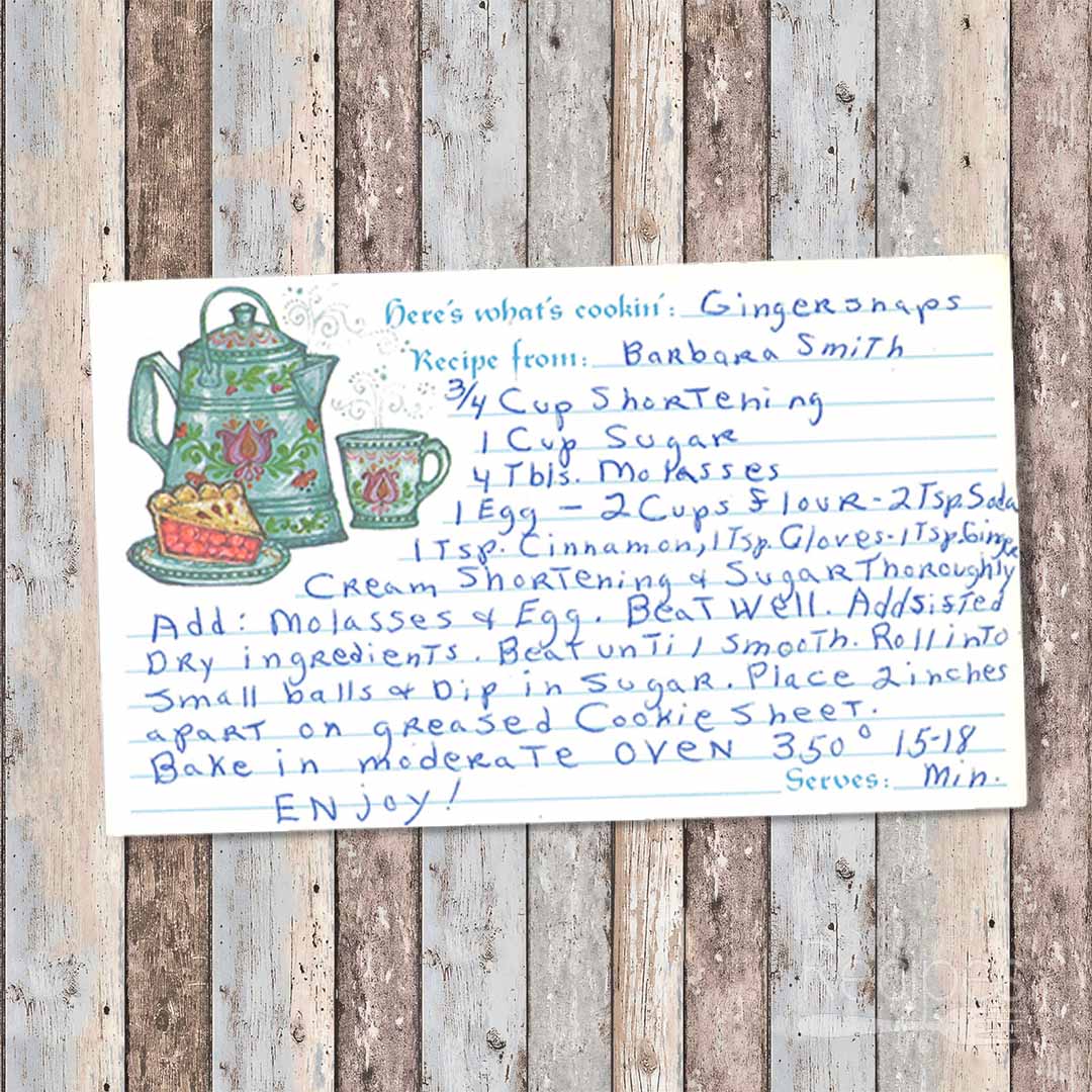 Gingersnaps from Barbara Smith