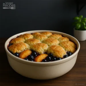 Peach and Berry Cobbler