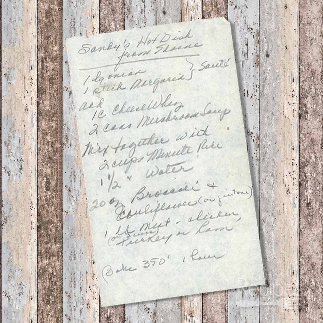 Creamy Chicken Broccoli Hotdish Casserole from Elaine