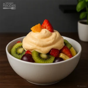 Fresh Fruit in Orange Cream