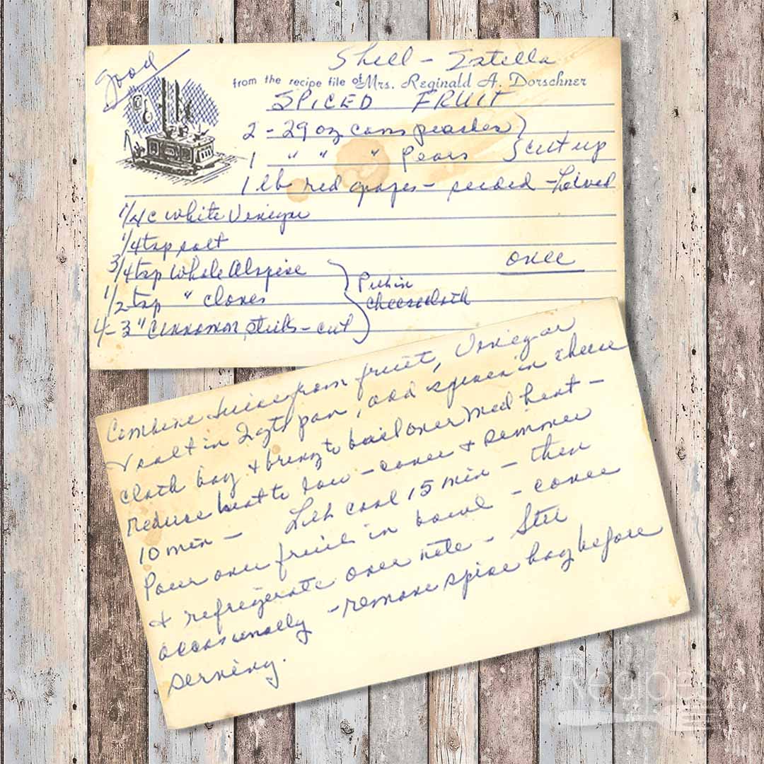 Spiced Fruit in Cinnamon Syrup from Mrs. A. Dorschner