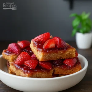 Fresh Strawberry Bars