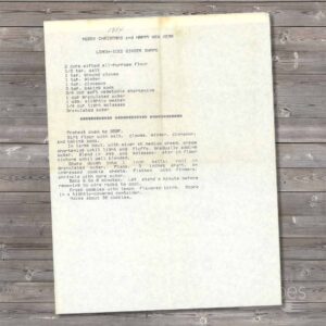 Typed recipe for Lemon Iced Ginger Snaps