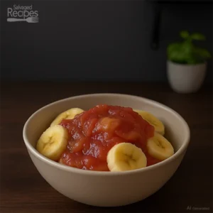 Banana Rhubarb Compote