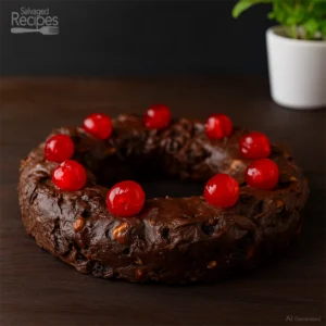 5 Minute Fudge Wreath