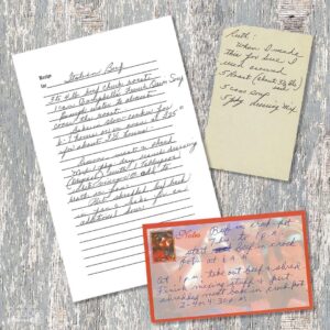 Handwritten recipe for Italian Beef