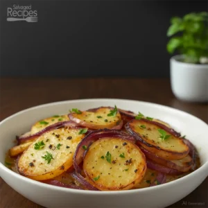 Red Potato and Red Onion Gratin