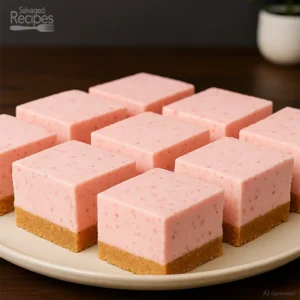 frozen strawberry chiffon squares
