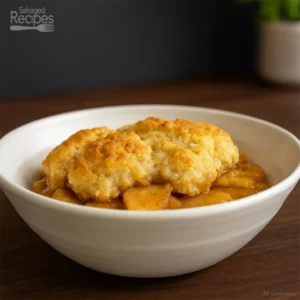 Very Brown Apple Cobbler from Aunt Olive