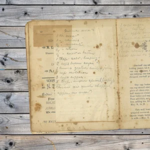 Handwritten recipe for Mince Meat