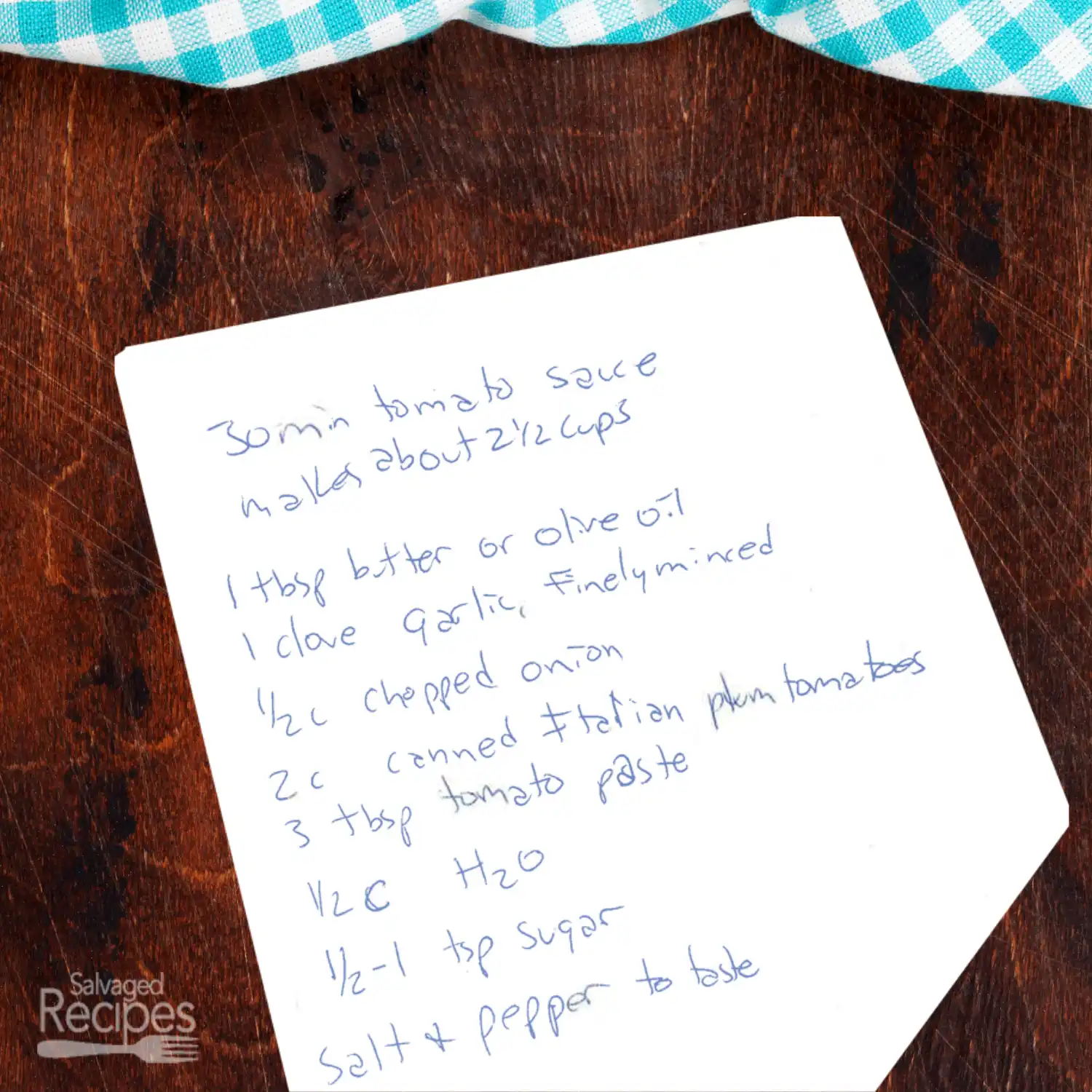30-Minute Tomato Sauce