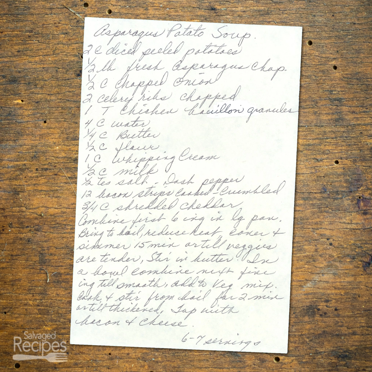 Creamy Asparagus and Potato Soup with Cheddar and Bacon