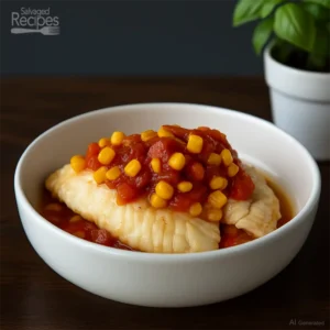 Baked Sole and Corn Salsa