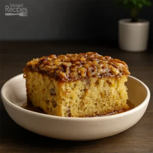 Banana Nut Cake with Broiled Coconut Frosting