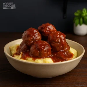 Barbecued Meatballs from Ellen M. Prince
