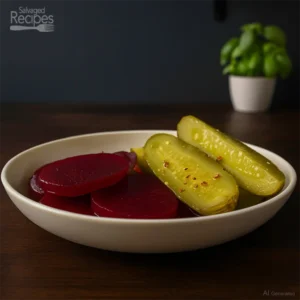 Beet Pickles and Sweet Dill Pickles from Estelle and Richard