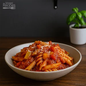 Slow Cooker Bell Pepper Pasta