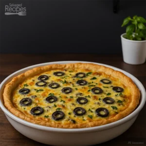 Black Olive Quiche from The Geiger House