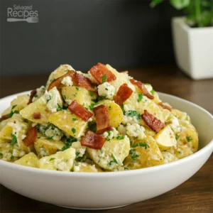Blue Cheese and Bacon Potato Salad