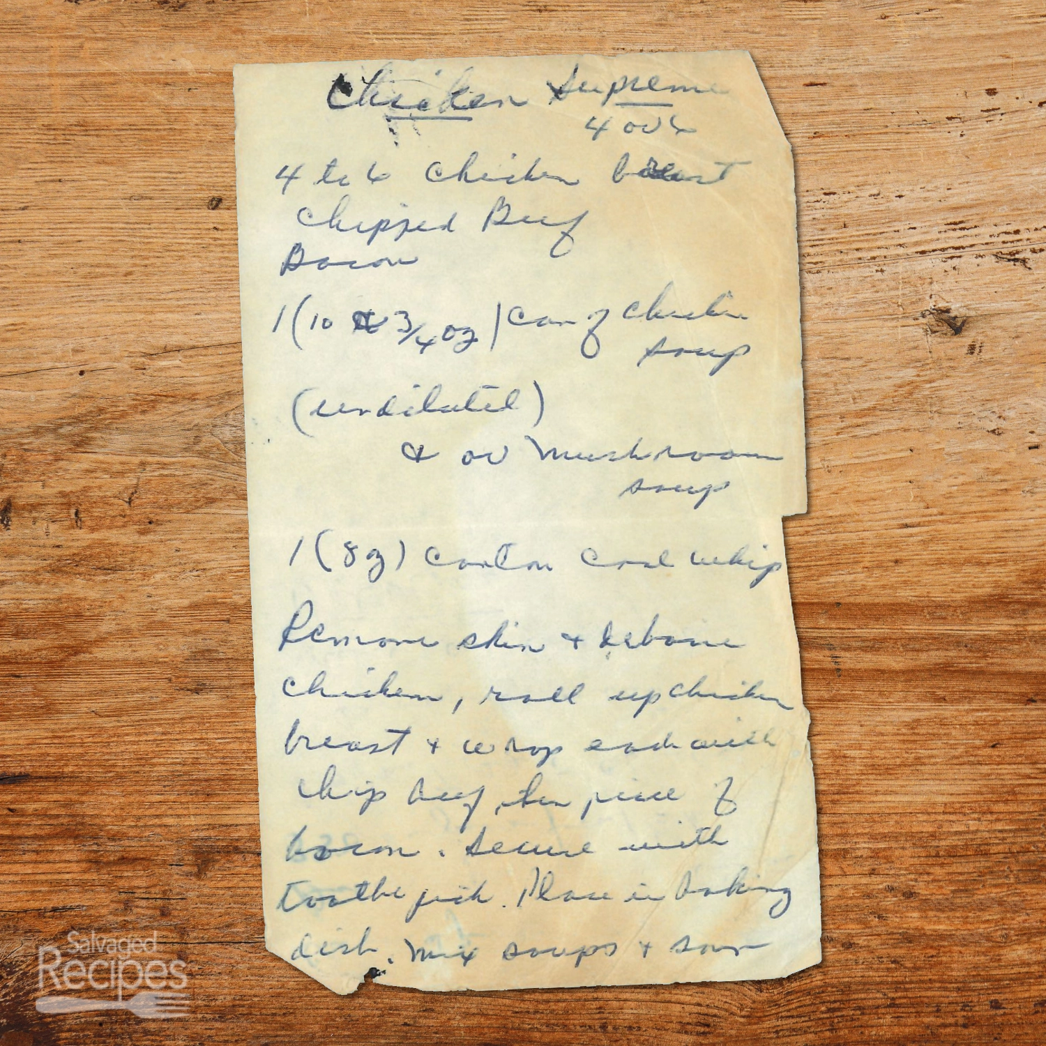 Creamy Chicken Supreme with Bacon and Chipped Beef