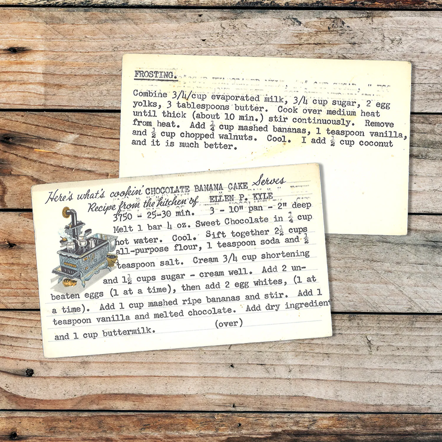 Chocolate Banana Cake from Ellen P. Kyle