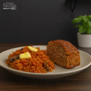 Ham Loaf with Curried Rice