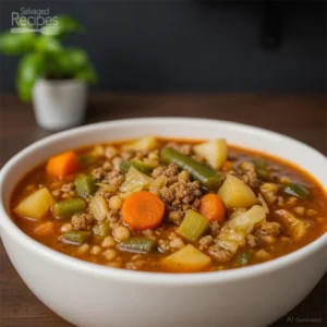 Joan Epstein's Hamburger Barley Soup