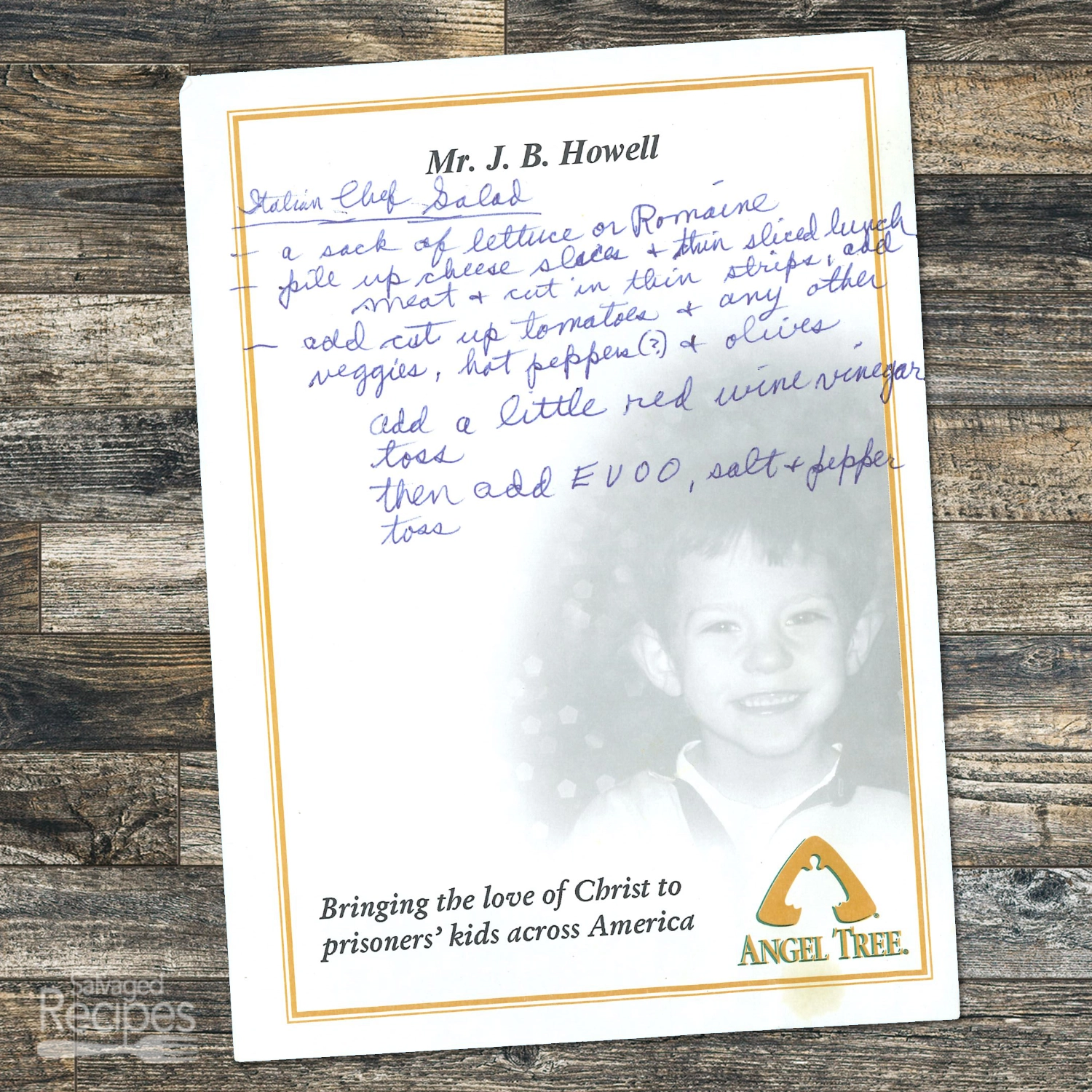 Italian Chef Salad with Red Wine Vinegar