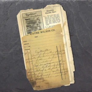 Handwritten recipe for Oyster Stew