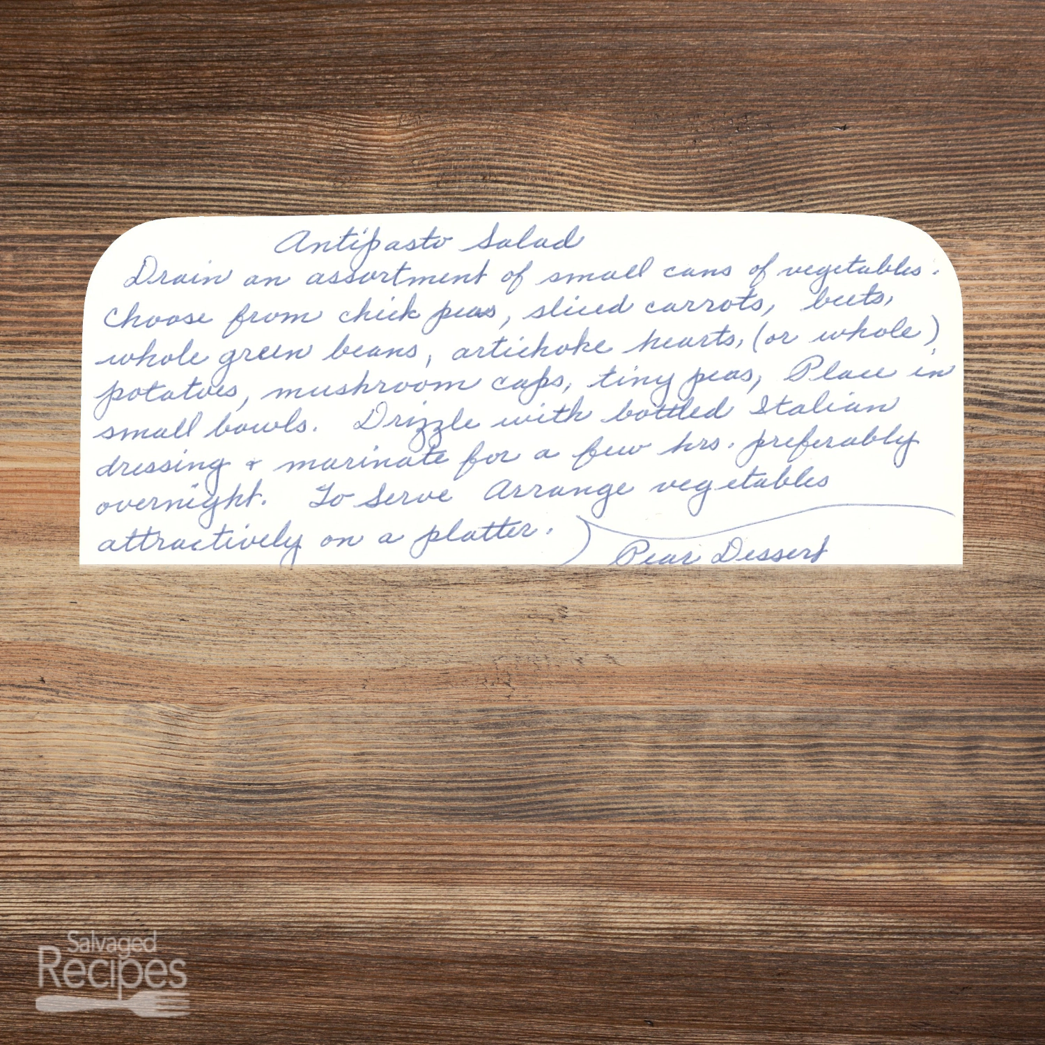 Marinated Antipasto Vegetable Platter