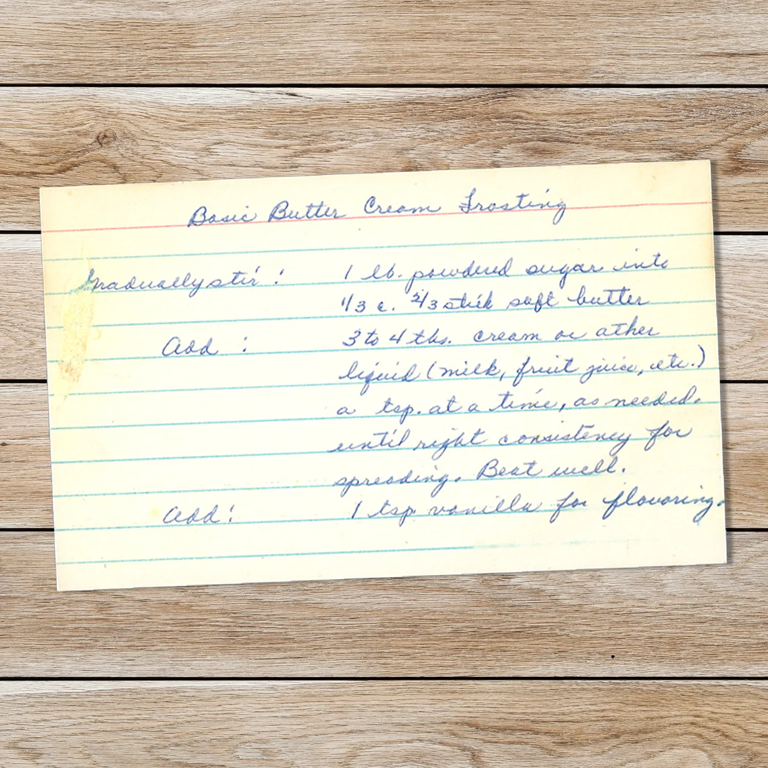 Basic Buttercream Frosting for Cakes and Cupcakes