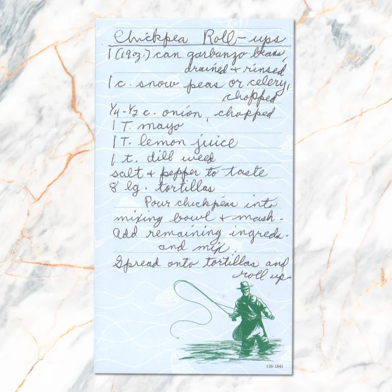 Handwritten recipe for Chicken Roll-ups