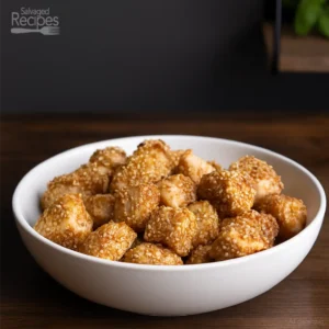 Chicken and sesame bites
