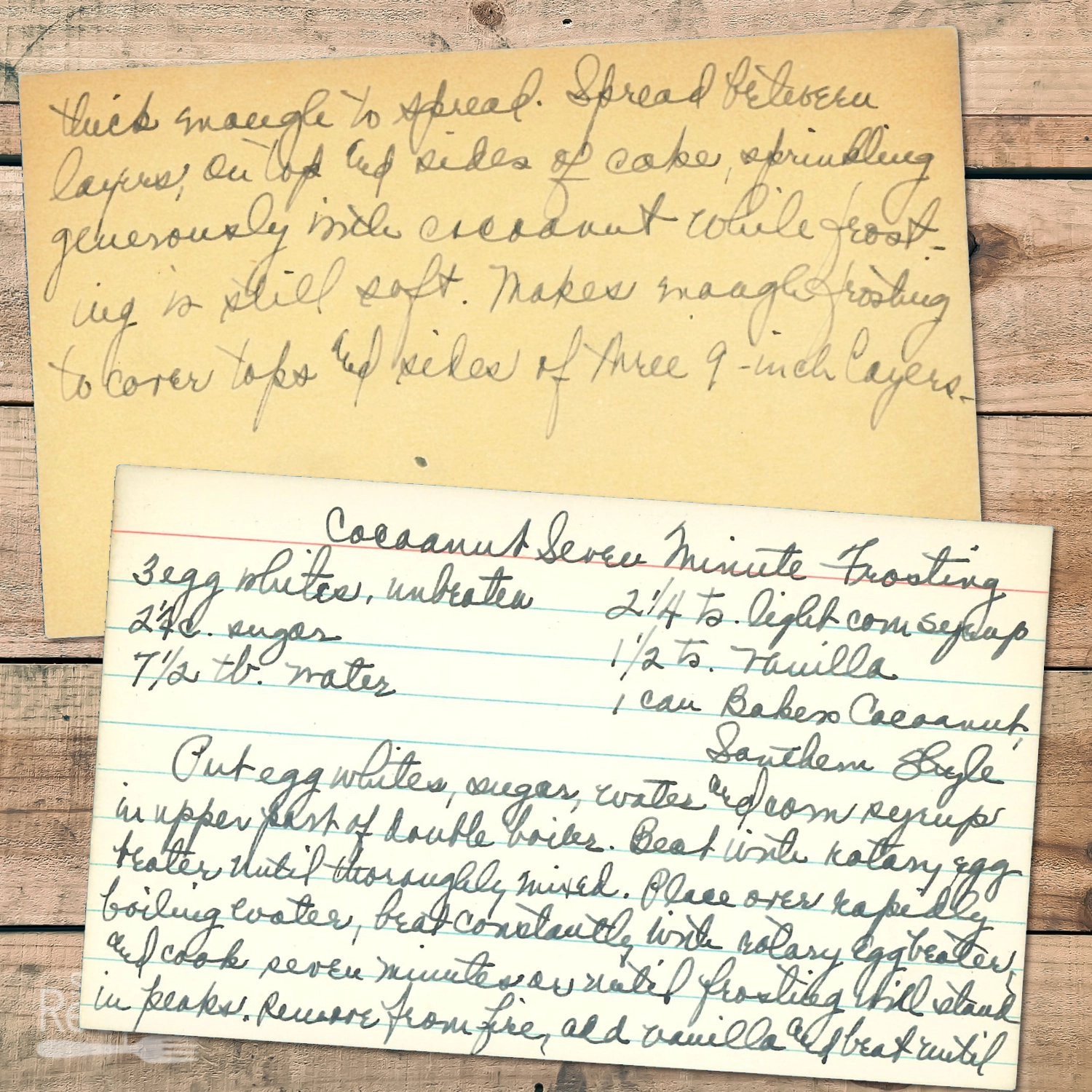 Coconut Seven Minute Frosting for Layer Cakes