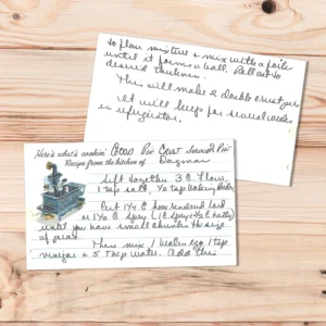 Handwritten recipe for Good Pie Crust