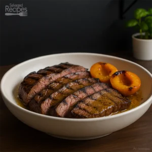 Grilled Steak with Lemon-Mustard Sauce
