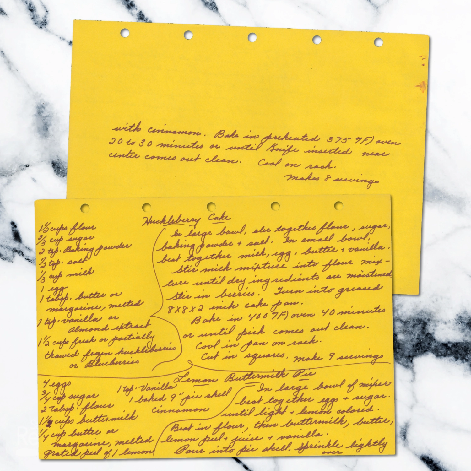 Old-Fashioned Huckleberry Cake