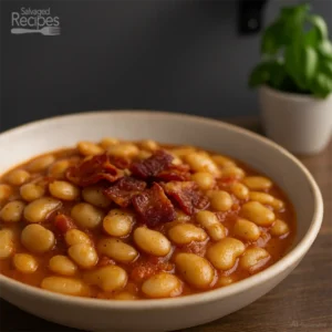 Lima Beans with Bacon and Tomatoes