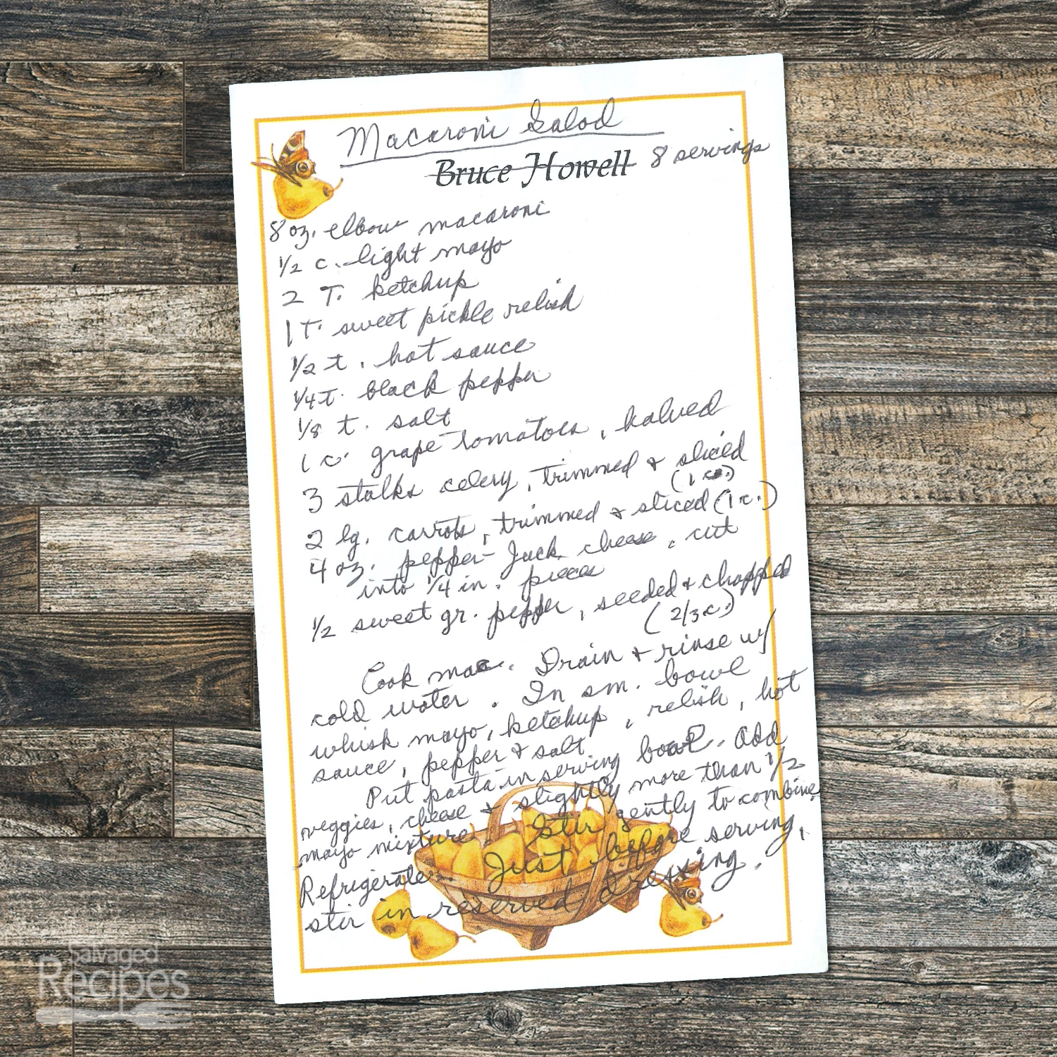 Creamy Macaroni Salad with Veggies and Pepper-Jack Cheese