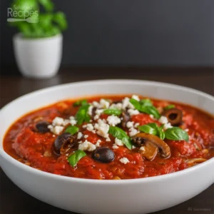 Mediterranean Sauce for Pasta