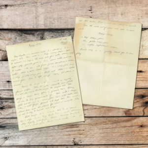 Handwritten recipe for Orange Balls from D. Miller