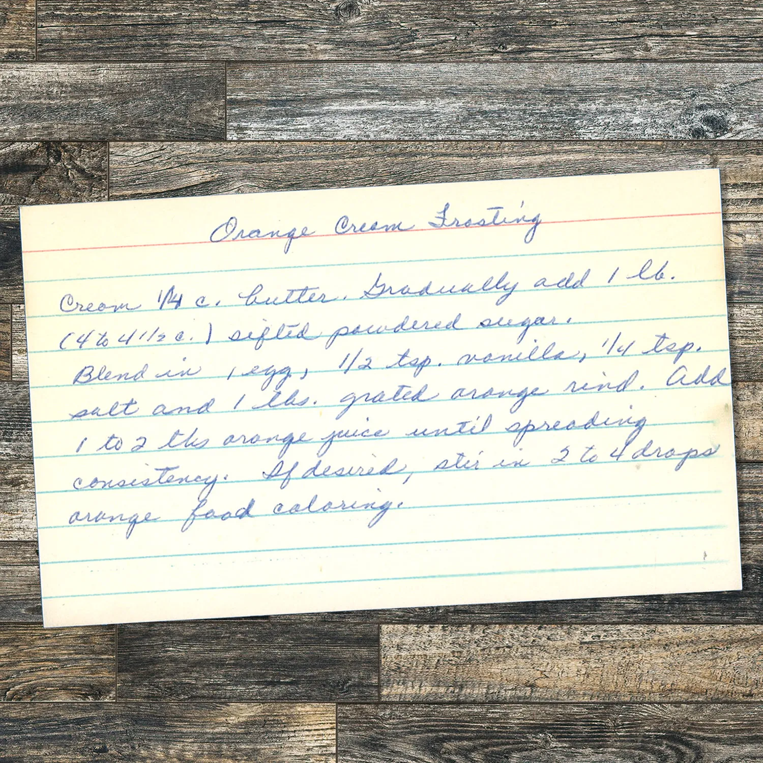 Orange Cream Frosting for Cakes and Cupcakes