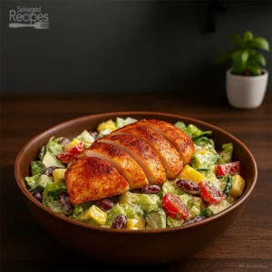 Paprika Chicken and Salad