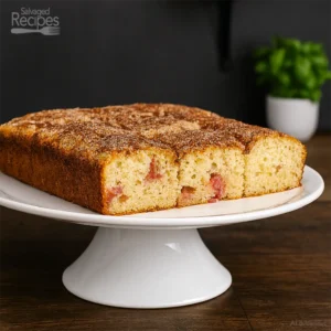 Rhubarb Cake from Orpha Ilstrup