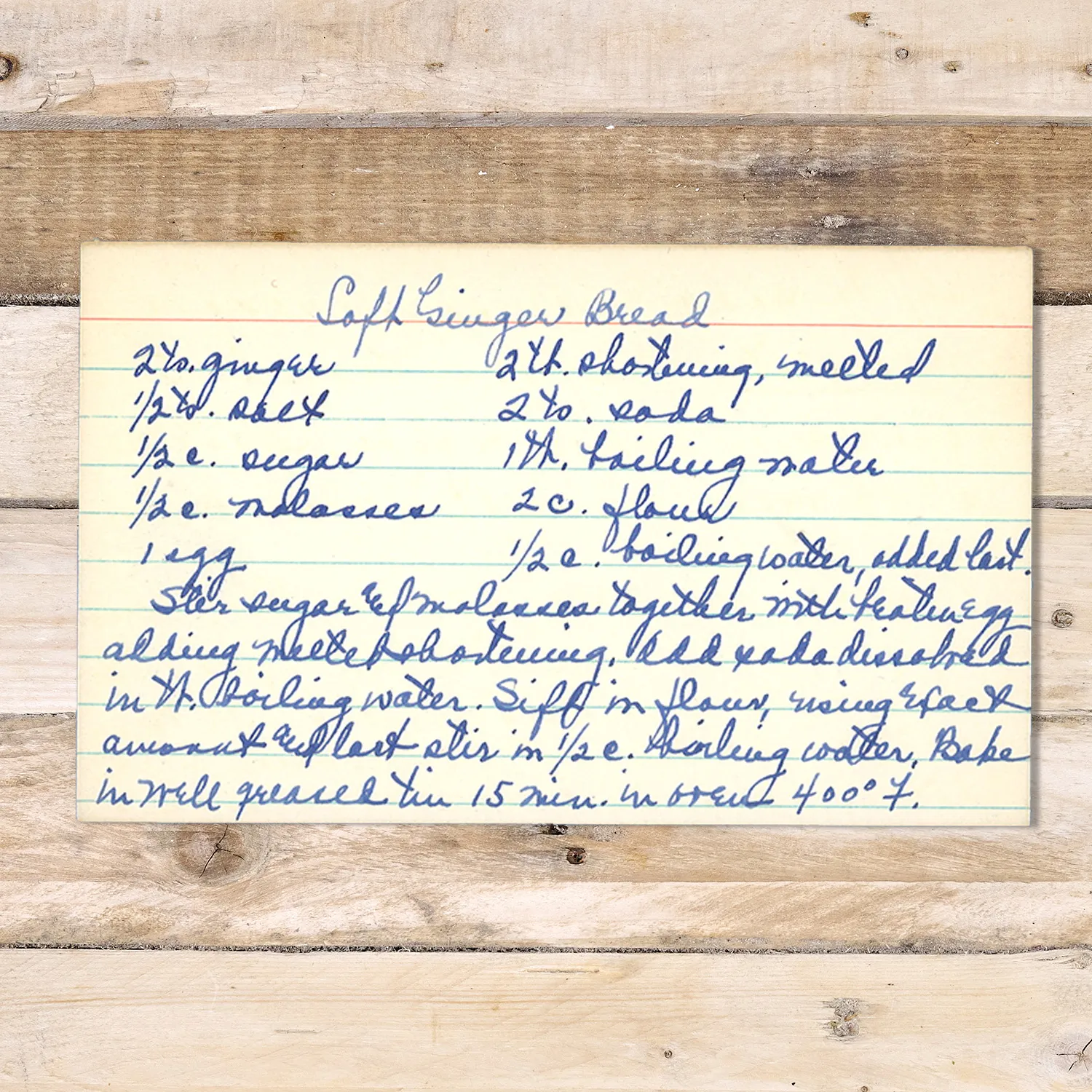 Soft Gingerbread with Molasses and Warm Spices