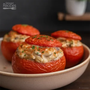 Tomatoes Stuffed with Mushrooms