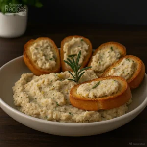 White Bean and Rosemary Crostini